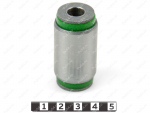 Control arm silent block, front suspension (pressed-in), Product Code 4-06-20321, Polyurethane, PU54/M80/зеленый, Image №1