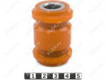 Lateral control arm silent block, rear suspension, Product Code 24-06-344, Polyurethane, PU54/M71/orange, Image №1