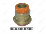 Control arm silent block, front suspension., Product Code 17-06-002, Polyurethane, PU54/M71/orange, Image №1