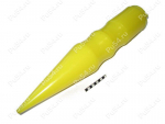 Decorative lance for metal fence, Product Code 75-00-003, Polyurethane, yellow, Image №1