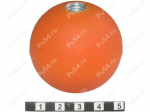 Polyurethane vented ball (M10), type 2 (black), Product Code 62-10-050-02, Polyurethane, Image №1