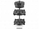 Two gas cans holder (Extrim) with stainless metal items; closed-loop frame, Product Code 36-20-053, Polyurethane, Image №1