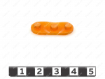 Накладка кнопки декоративная, Product Code 33-01-1283, Polyurethane, PU54/M72/оранжевый, Image №1