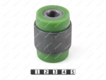 Hub silent block, rear suspension, press-fitted (ball-joint), Product Code 1-06-9641, Polyurethane, PU54/M80/зеленый, Image №1