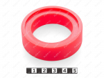 Вкладыш ПУ 63*43*19, Product Code 33-78-252, Polyurethane, PU54/M92/красный, Image №1