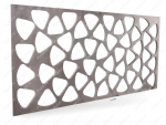 Декоративная резная панель 1500*760*20, Product Code 34-08-006, Polyurethane, серый, Image №1