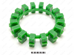POLY-NORM 110 вставка муфты KTR, эластичная, Product Code 33-99-9066, Polyurethane, PU54i/K80/темно-зеленый, Image №1