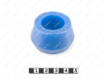Shock absorber bushing, front and rear suspension, Product Code 31-03-221, Polyurethane, PU54/M87/синий, Image №1