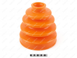 CV-joint dust boot (inner), front suspension, Product Code 1-05-046, Polyurethane, PU54/E72/red, Image №1
