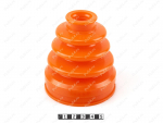 CV-joint dust boot (inner), front suspension, Product Code 1-05-053, Polyurethane, PU54/M71/orange, Image №1