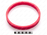Кольцо D101+-1 x d92 x H12-0,5, Product Code 33-01-1627, Polyurethane, PU54/K65/красный, Image №1