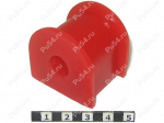 Stabilizer bushing, rear suspension., Product Code 7-01-1066, Polyurethane, Image №1