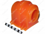 Stabilizer bar left bushing, front suspension, Product Code 26-01-007, Polyurethane, Image №1