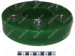 Coupler D 117 x d 50 x H 32, Product Code 33-01-695, Polyurethane, PU54/K80/dark green, Image №1