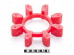Эластичный элемент муфты N-BIPEX, аналог BIPEX 112, Product Code 33-99-9157, Polyurethane, PU54/M92/красный, Image №1