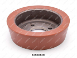 Ролик стенда вибродиагностики D260 x d205 x H75 (восстановление), Product Code 333-01-1240, Polyurethane, PU54Q/E95коричневый, Image №1