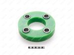 Вставка упругой муфты  D120 x d59 x H22 мм, Product Code 33-01-1606, Polyurethane, PU54i/K80/темно-зеленый, Image №1