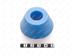 Виброопора силоса БХМ D 55 xd 20 x H 24, Product Code 33-12-026-1, Polyurethane, PU54/M87/синий, Image №1