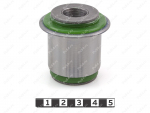 Control arm front silent block, front suspension, pressed-in, Product Code 22-06-0151, Polyurethane, PU54/M80/зеленый, Image №1