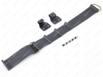 Fixing strap with metal hooks., Product Code 33-17-0052, Polyurethane, black, Image №1