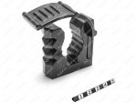Universal clamp (18-33) 1 hole, 50pcs, Product Code 33-22-0058-2, Polyurethane, black, Image №1