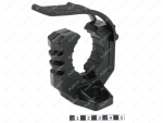 Universal clamp (100 pcs), Product Code 33-22-0127-1, Polyurethane, black, Image №1