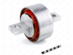 Lateral arm silent block, rear suspension (sectional), Product Code 16-26-145, Polyurethane, PU54/M71/orange, Image №1