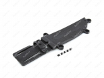 Polyurethane sheath for blade up to 160mm with mounting holes, Product Code 33-17-026, Polyurethane, PU54/M71/black, Image №1