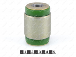 Low control arm silent block, rear suspension (hub), pressed-in, Product Code 16-06-1511, Polyurethane, PU54/M80/зеленый, Image №1