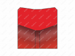 Уплотнение 16x20x4.1/L=4.8 аналог K83-016 KASTAS статическое, Product Code 70-08-980502, Polyurethane, PU54/M95/желтый, Image №1