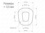Прокладка канистры ребристая для канистры ГОСТ 5105-82 (5л, 10л, 20л), Product Code 33-01-4002, Polyurethane, PU54/M72/оранжевый, Image №1