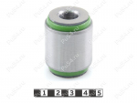 Upper control arm silent block, rear suspension, pressed-in, Product Code 4-06-0251, Polyurethane, PU54/M80/green, Image №1