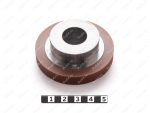 Ролик D50 x d64 x H 10 мм (восстановление), Product Code 333-01-1122, Polyurethane, PU54Q/E95/коричневый, Image №1