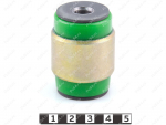 Shock absorber silent block, rear suspension (pressed-in), Product Code 7-06-9011, Polyurethane, PU54/M80/green, Image №1