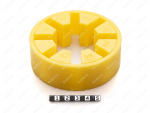 Эластичный элемент муфты насоса FAGOR, D 97 x d 48 x H 32, аналог SAMIFLEX A2, Product Code 33-99-928, Polyurethane, PU54/M95/желтый, Image №1