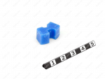 Elastic element for N-Upex, N-Flex coupling (compatible), size 80, Product Code 33-99-9003, Polyurethane, PU54/M87/синий, Image №1