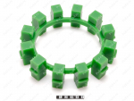 POLY-NORM 90 вставка муфты KTR, эластичная, Product Code 33-99-90615, Polyurethane, PU54/M80/зеленый, Image №1