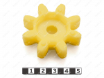 Эластичный элемент муфты ROTEX GS, аналог ROTEX GS 24, Product Code 33-99-9232, Polyurethane, PU54/M95/желтый, Image №1