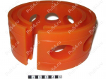 Suspension spring pad (size B), Product Code 0-12-38158, Polyurethane, PU54i/K72/темно-оранжевый, Image №1