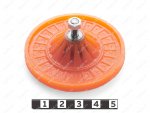 Мембрана вакуумного насоса 2 (восстановление), Product Code 333-01-1262, Polyurethane, PU54/M72/оранжевый, Image №1