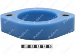 Rear shock absorber strut spacer, 30 mm, Product Code 7-12-0253, Polyurethane, Полипропилен со втулками серый, Image №1