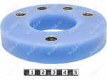 Front shock absorber strut spacer, 20 mm, Product Code 7-12-0332, Polyurethane, PU54/M87/blue, Image №1