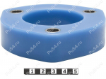 Front shock absorber strut spacer, 30 mm, Product Code 4-12-0213, Polyurethane, Полипропилен со втулками серый, Image №1
