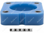 Front shock absorber strut spacer, 30 mm, Product Code 4-12-0233, Polyurethane, Полипропилен со втулками серый, Image №1
