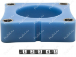 Front shock absorber strut spacer, 30 mm, Product Code 4-12-0243, Polyurethane, PU54/M87/blue, Image №1