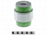 Upper control arm silent block, rear suspension (hub), pressed-in, Product Code 10-06-1931, Polyurethane, PU54/M80/green, Image №1
