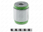 Control arm silent block, rear suspension, pressed-in, Product Code 3-06-8901, Polyurethane, PU54/M80/green, Image №1