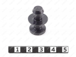 Клипса малая для установки кронштейна стекла 50-44-700, Product Code 50-00-7004, Polyurethane, черный POM, Image №1