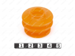 Hydraulic distributor dust-boot, Product Code 31-05-009, Polyurethane, PU54/M72/оранжевый, Image №1
