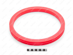 Кольцо 5-040№362Н.05.00.00.010 148*128*13, Product Code 33-78-463, Polyurethane, PU54/M92/красный, Image №1
